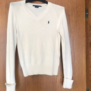 Polo knit sweater